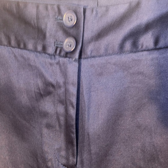 #108 NWT Lane Bryant Navy Sateen Capris Size 24 - Picture 3 of 7